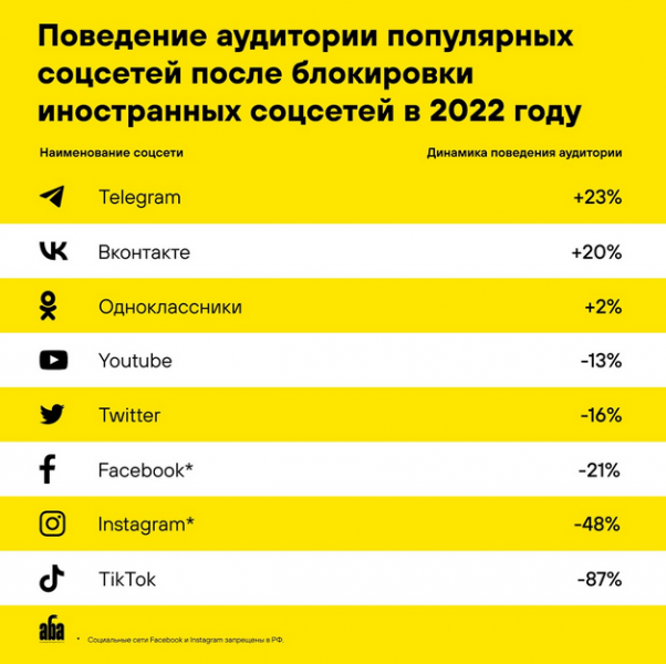 Аудитория новых российских соцсетей составила порядка 16,9 миллионов человек