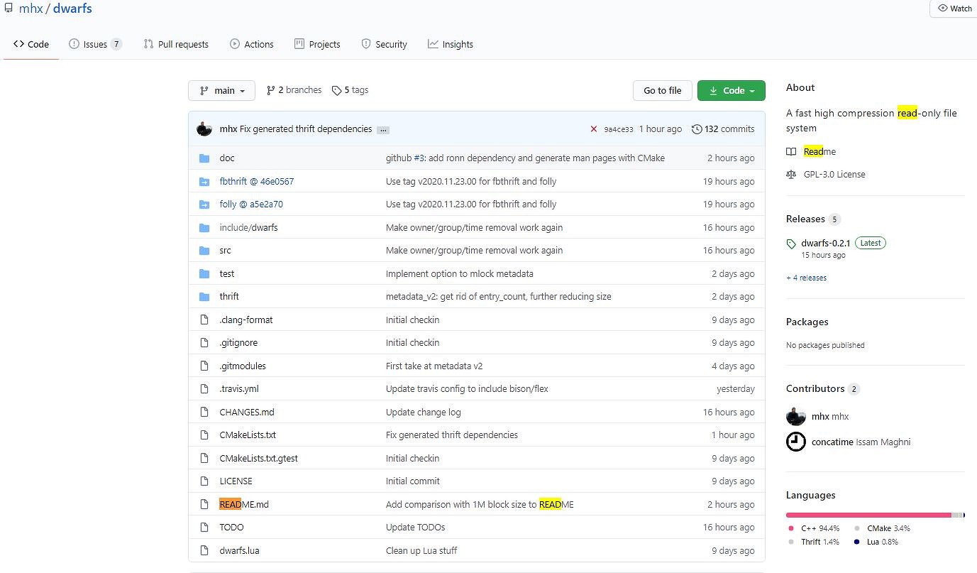 Разработана файловая система с рекордной степенью сжатия данных