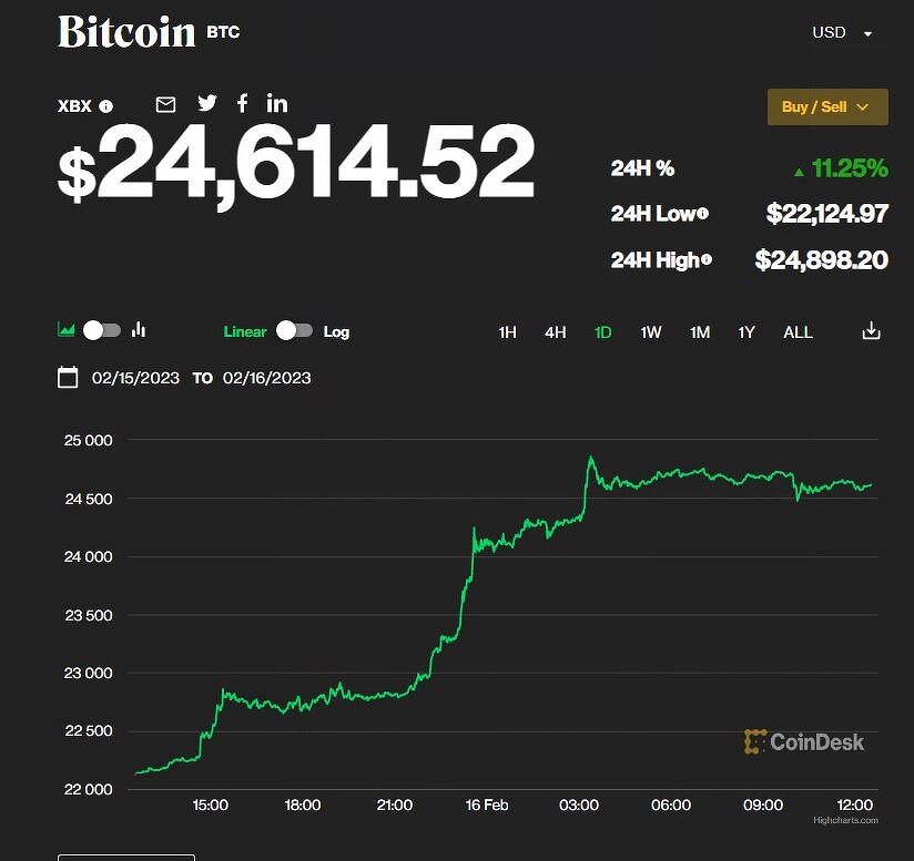 Биткоин стремительно подорожал, а вместе с ним и другие криптовалюты
